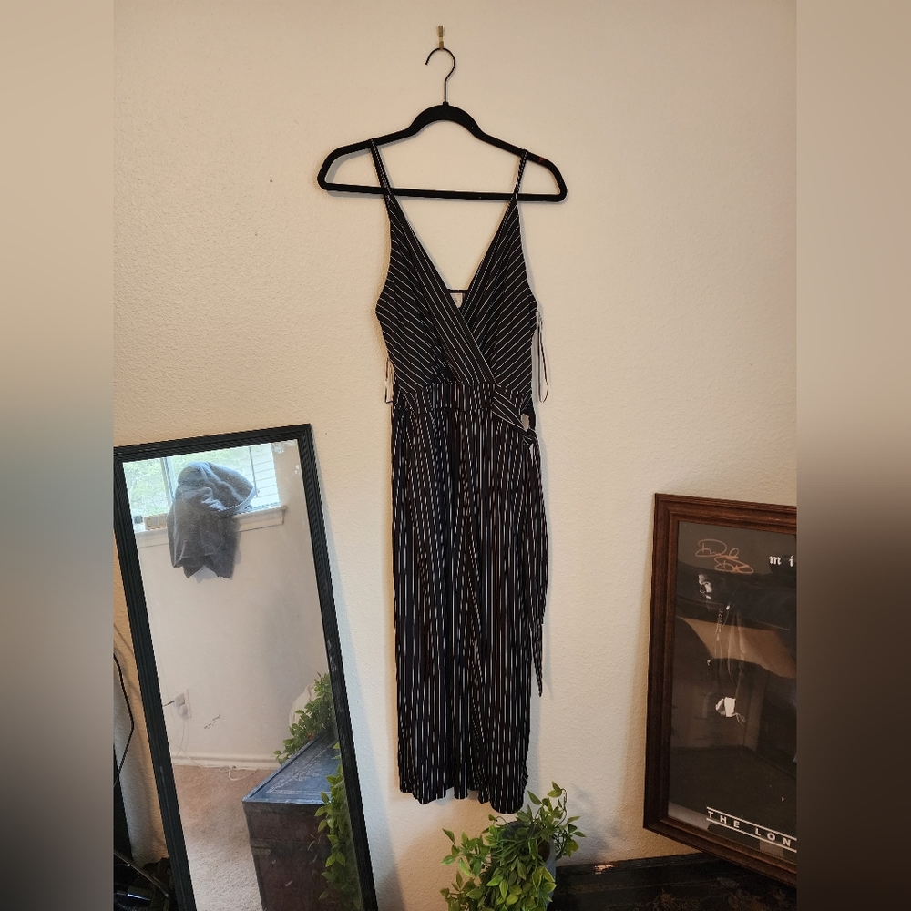 Pinstripe Jumpsuit | Size: L